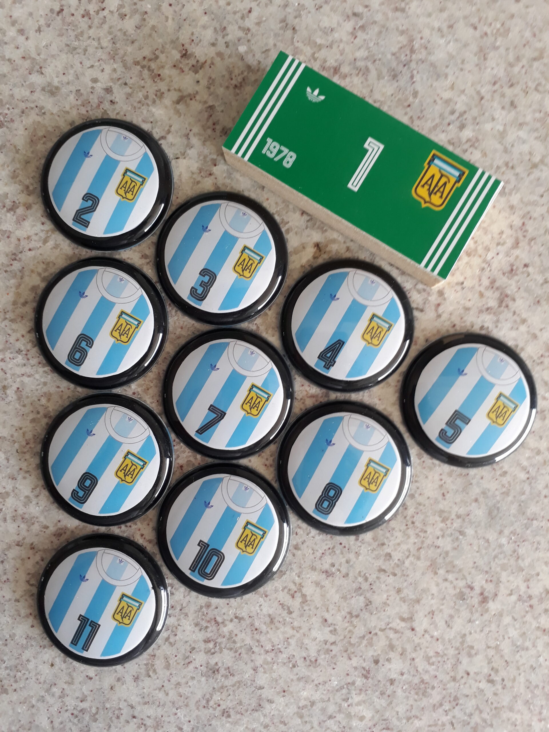 Jogo de Botão Seleção Argentina 1978