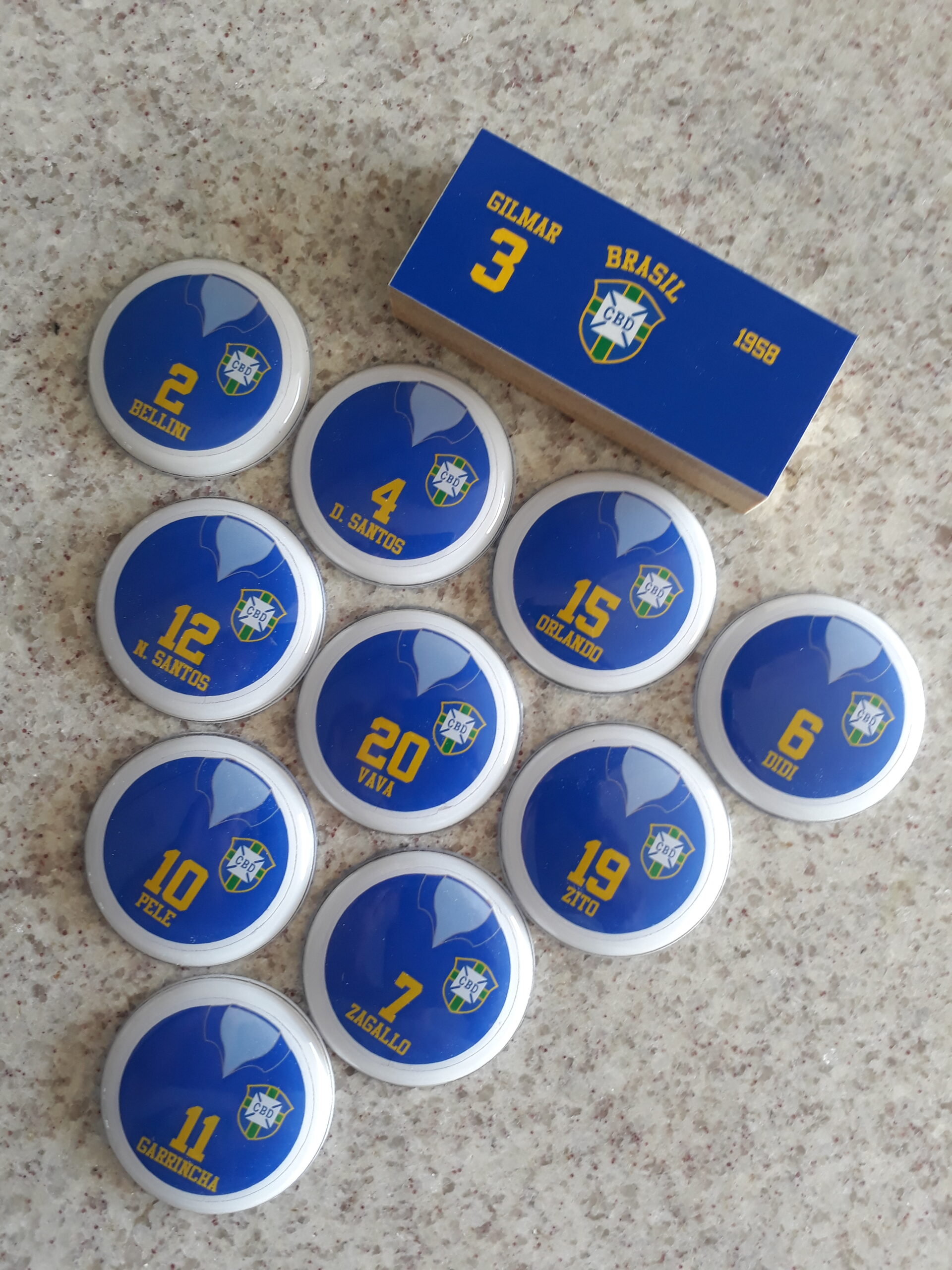 Jogo de botão Seleção Brasileira 1958