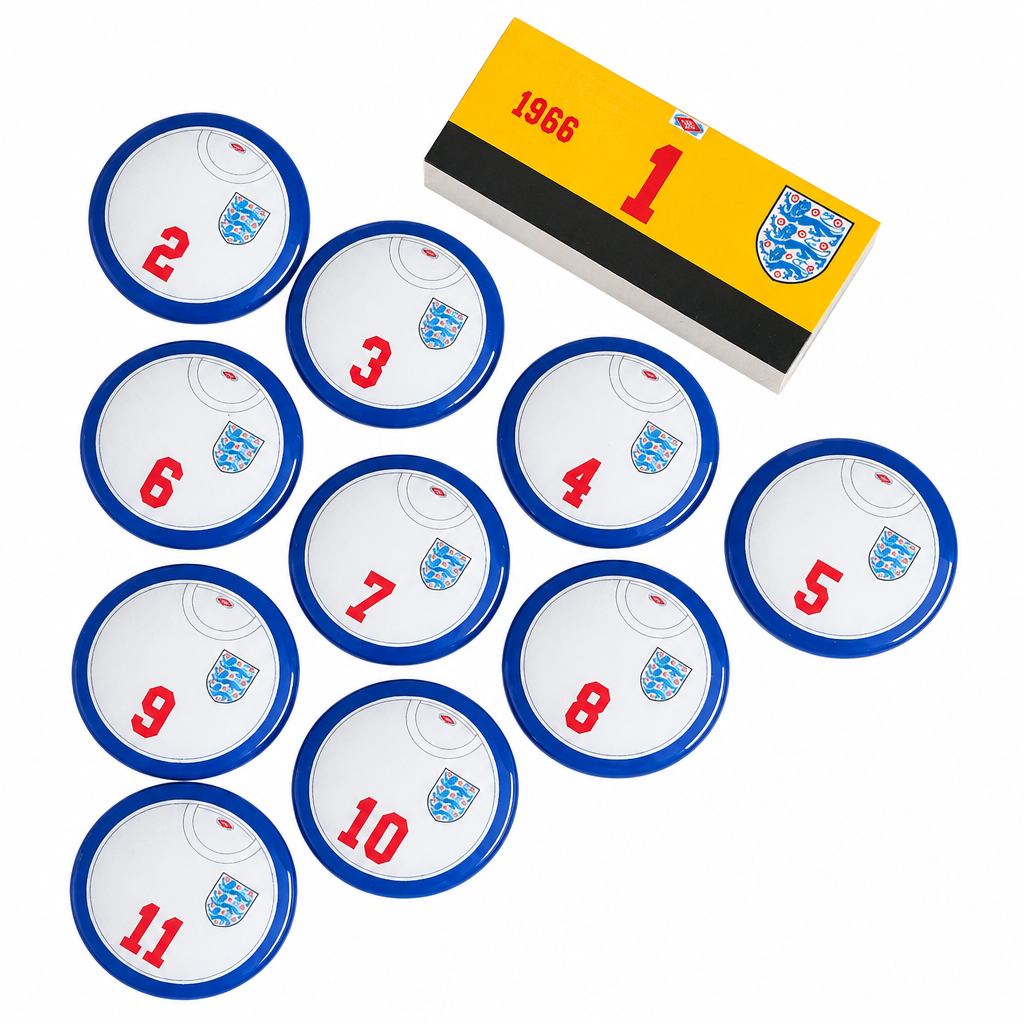 Jogo de Botão Seleção Inglaterra 1966